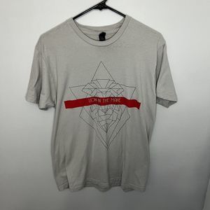 Lion In The Mane Band T Shirt Large Brooklyn New York Light Grey Very Good Cond